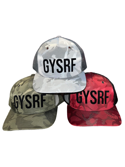 Silk style camo premium trucker